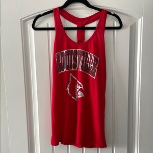 Louisville Cardinals Women’s Racerback Athletic Top, L, Never Worn